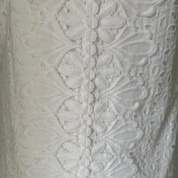 Lilly Pulitzer White Eyelet Melani Shift Dress NWT 6 - Picture 6 of 9